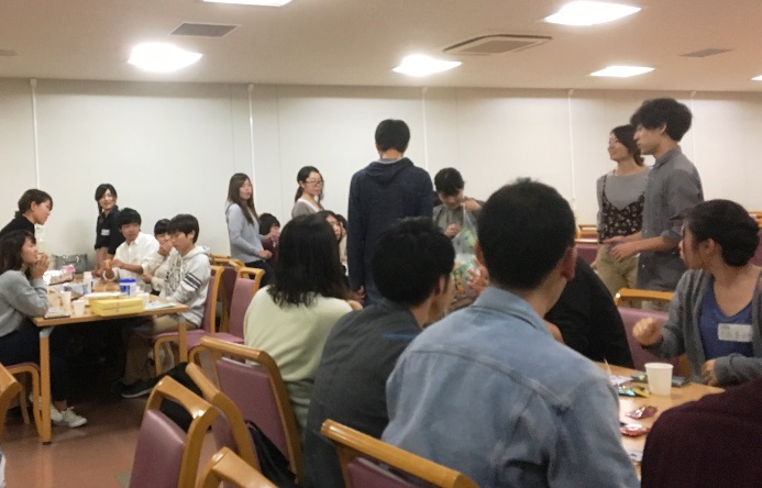 地下食堂での懇親会2