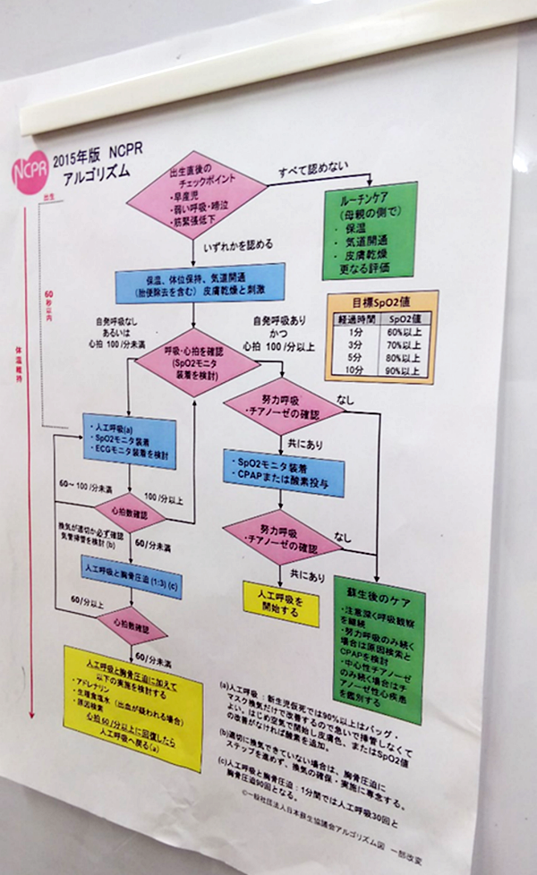 新生児蘇生法（NCPR）一次コースの講習会3-1