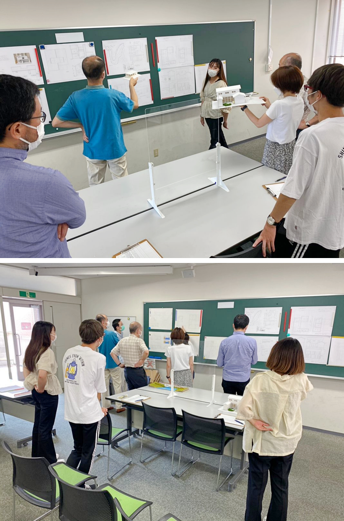 2回生「建築設計演習Ⅰ」講評会4-1-down