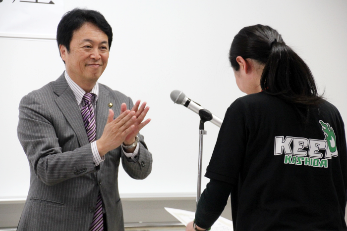 広陵町・香芝市×畿央大学 介護予防リーダー養成講座閉講式4-1