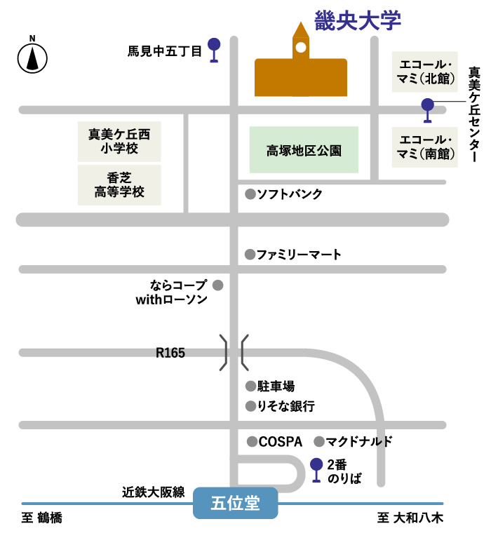 アクセス 畿央大学